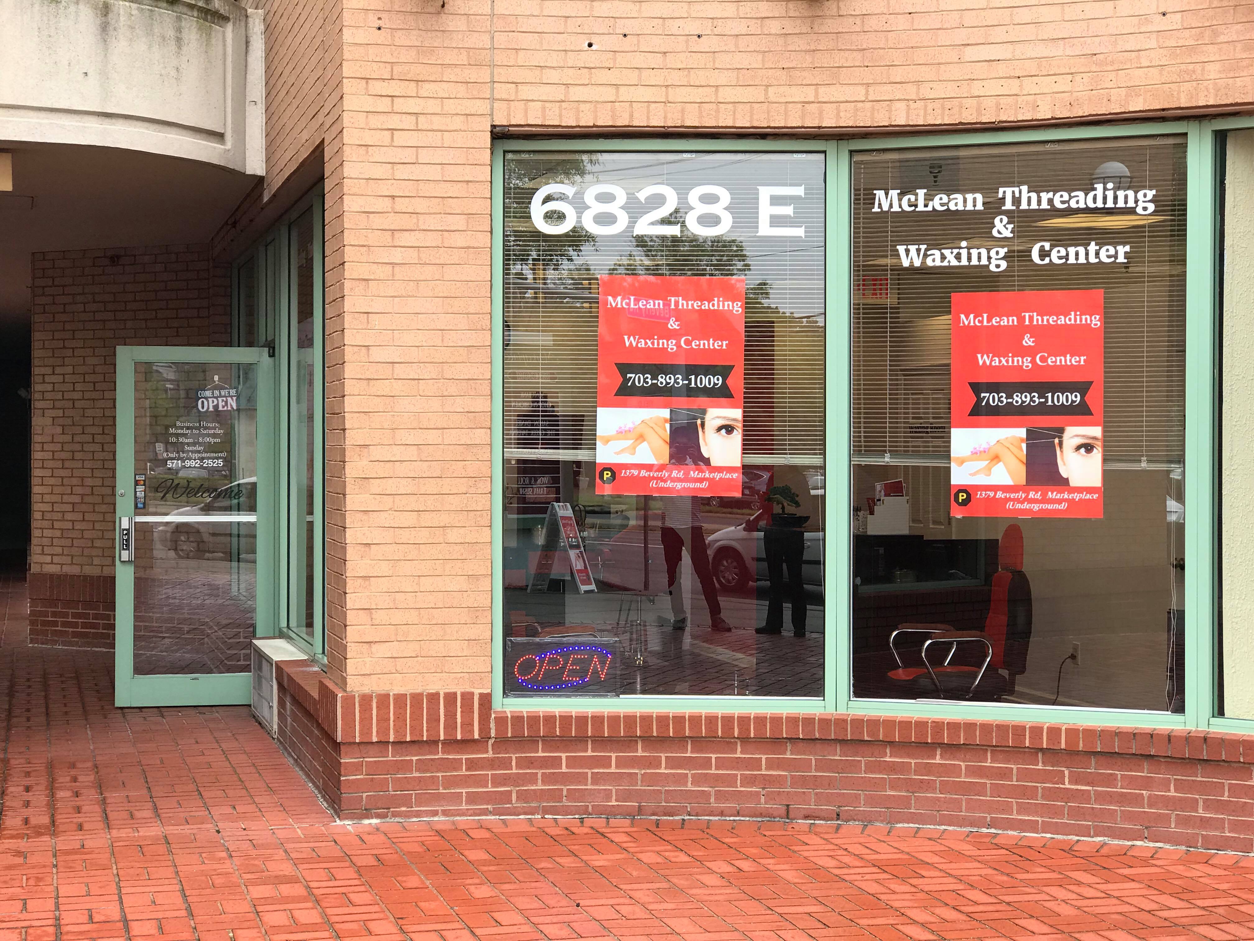 McLean Threading & Waxing center