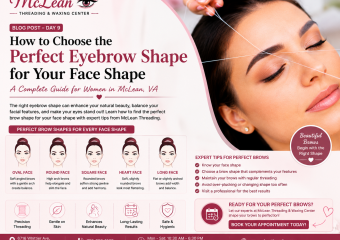 Best Eyebrow Shapes for Your Face Shape in McLean, VA
